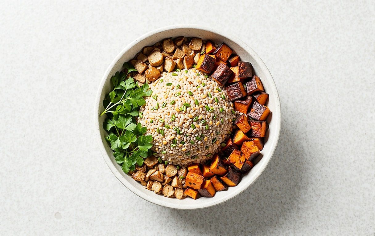 Frische regionale Zutaten für eine gesunde Ernährung