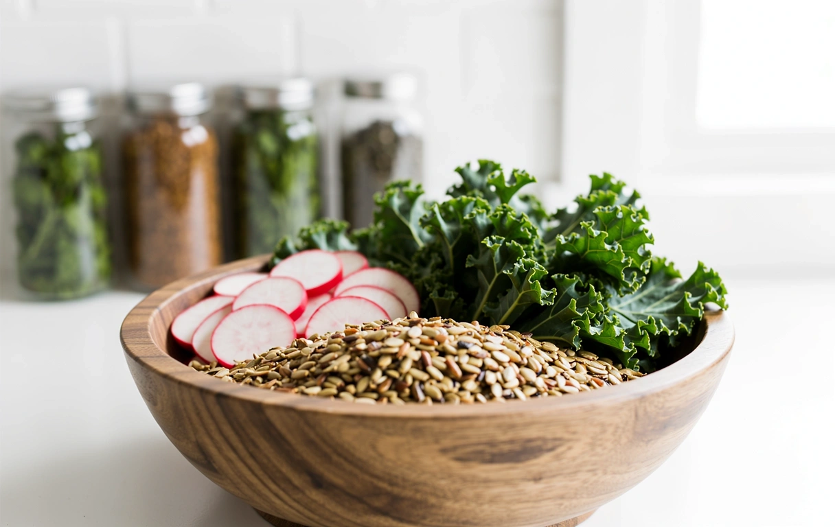 Inspirierende Ernährungsküche